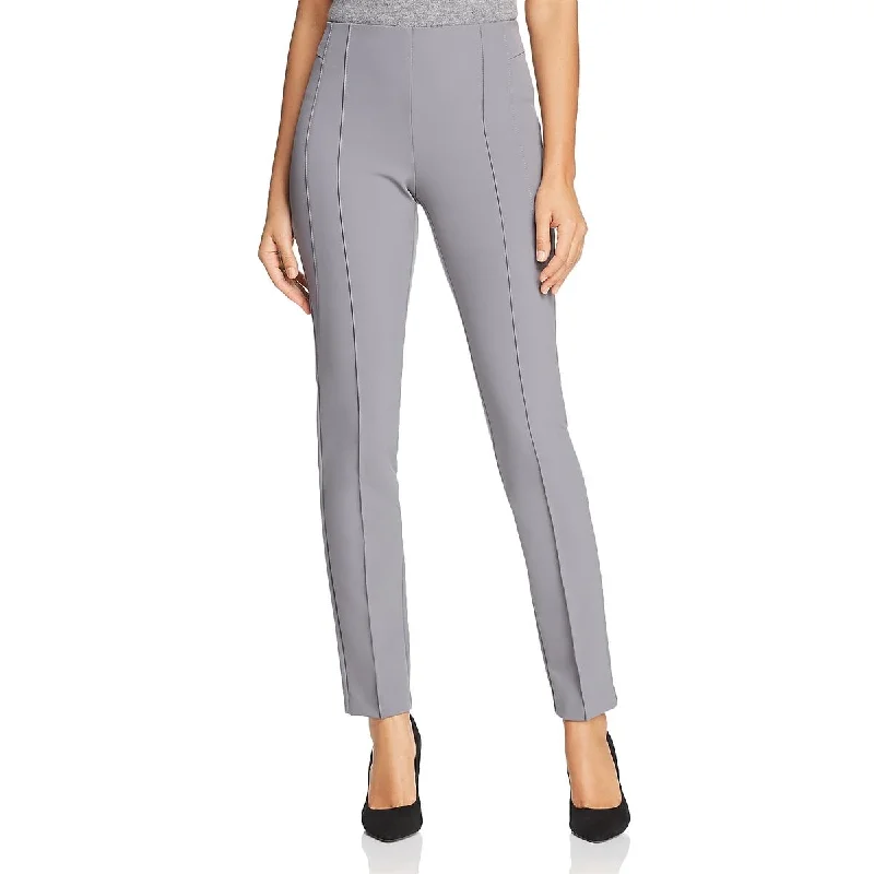 Lafayette 148 New York Womens Gramercy Textured Pintuck Dress Pants