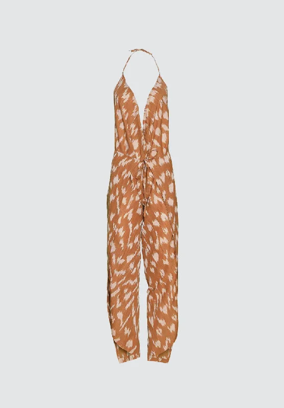 Pants/Jumpuit | Amy Print Elegant High-Waist Pants