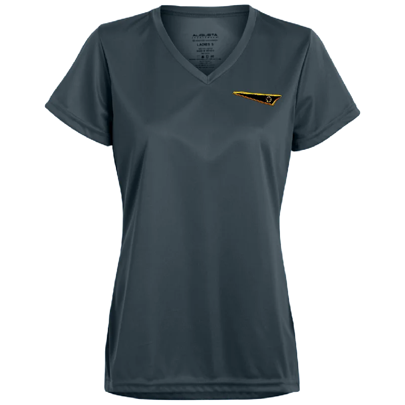 BREWZ Ladies Designer Moisture Wicking V-neck T-shirt (6 Colors) Anti-Shrink Durable Soft BREWZ Ladies Designer Moisture Wicking V-neck T-shirt (6 Colors) Anti-Shrink Durable Soft