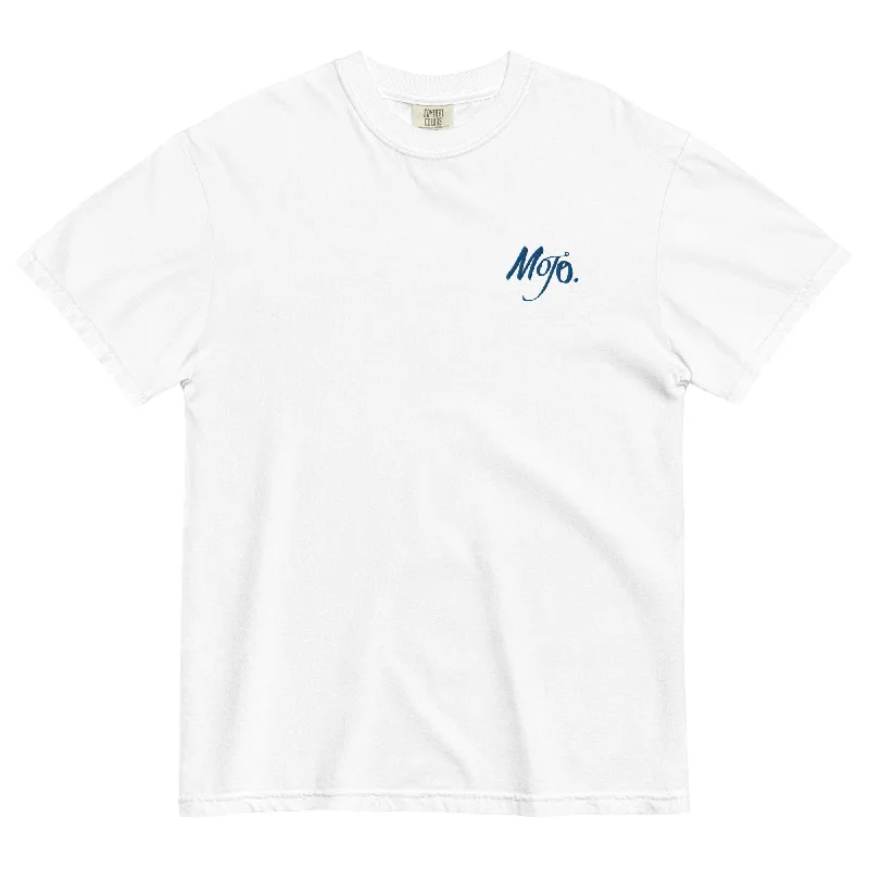 Mojo | Unisex embroidered t-shirt Mesh Blend Leather Blend Suede Blend