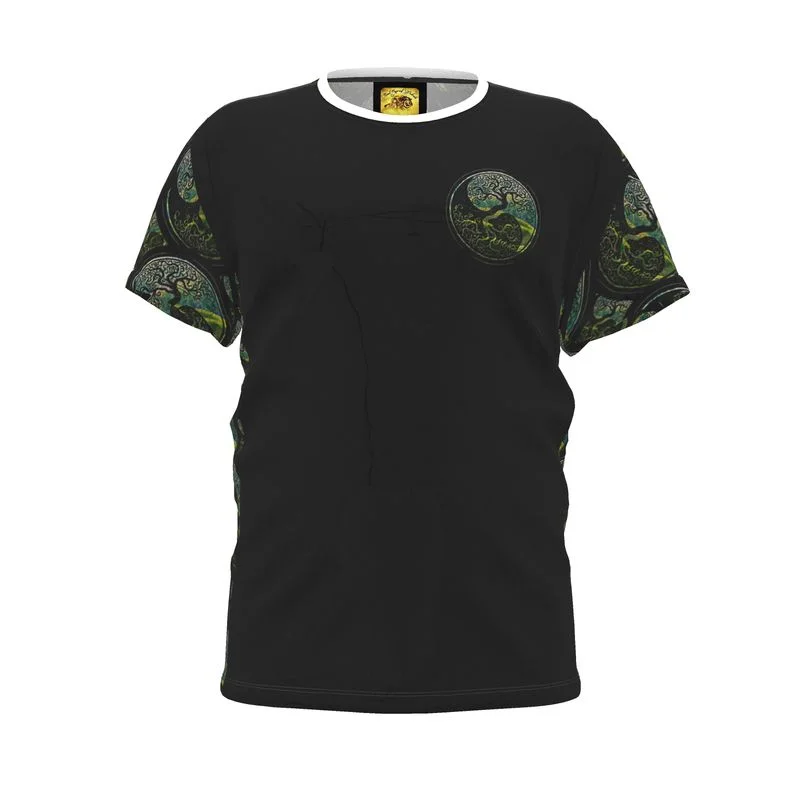 Tree of Life - As above, so below by KTJ Designer Unisex T-shirt Collared Crew Neck Turtle Neck Tree of Life - As above, so below by KTJ Designer Unisex T-shirt Collared Crew Neck Turtle Neck