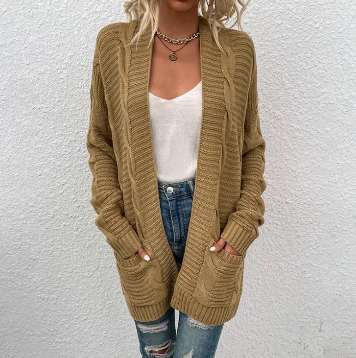 Autumn And Winter Women Fashion Sweater Knitted Cardigan Jacket Suede Jacket Faux Fur Jacket Puffer Jacket