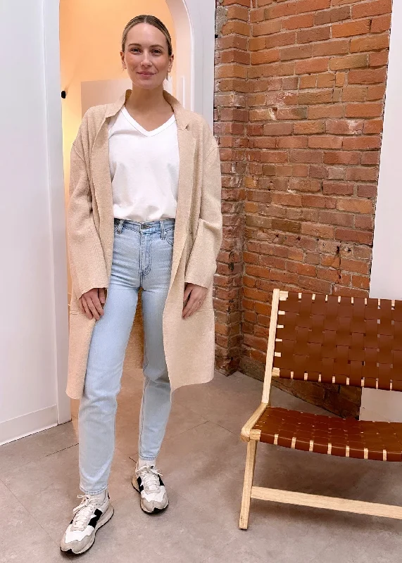 Michelle Coat Crew Neck V-Neck Boat Neck