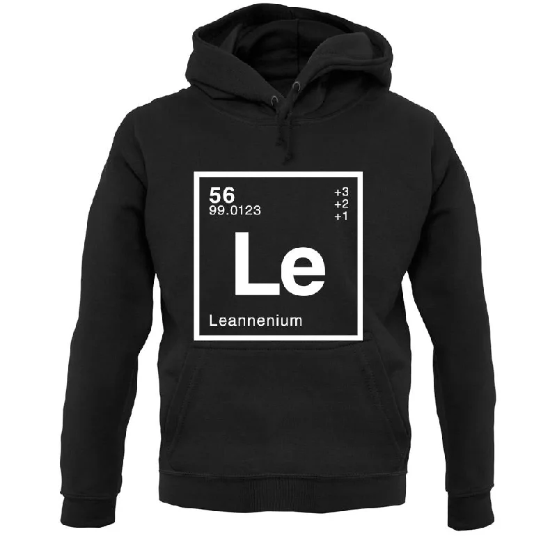 Leanne - Periodic Element Unisex Hoodie Hoodie with Longline Fit Extended Stylish