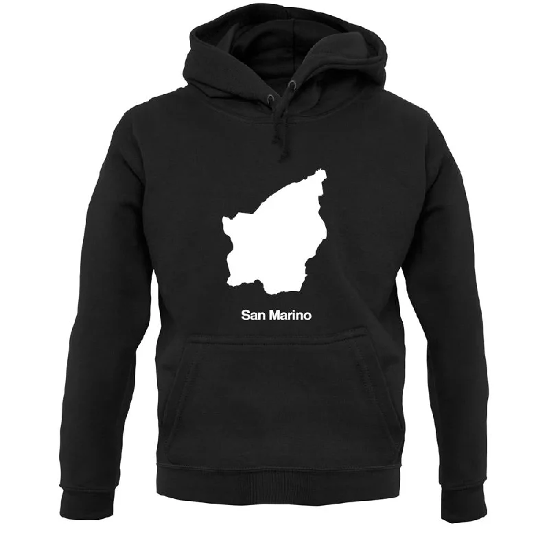 San Marino Silhouette Unisex Hoodie