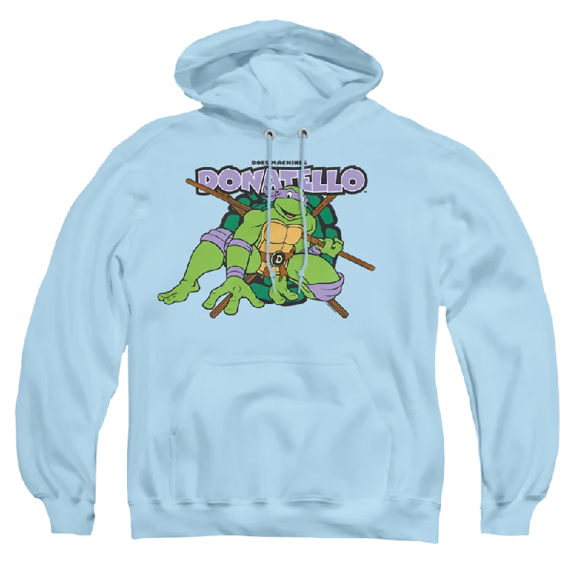 Teenage Mutant Ninja Turtles Donatello Does Machines - Pullover Hoodie Hoodie with Hem Applique Textured Unique Teenage Mutant Ninja Turtles Donatello Does Machines - Pullover Hoodie Hoodie with Hem Applique Textured Unique
