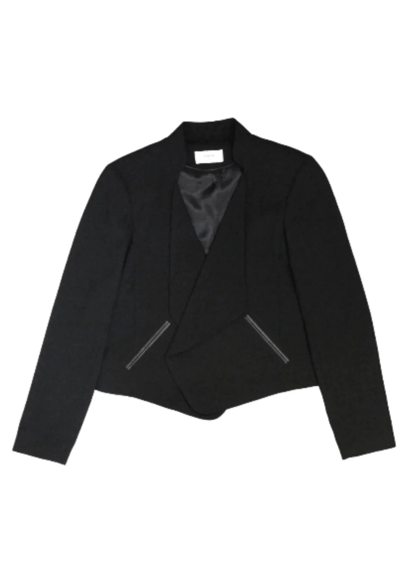 BLACK LONG-SLEEVED JACKET