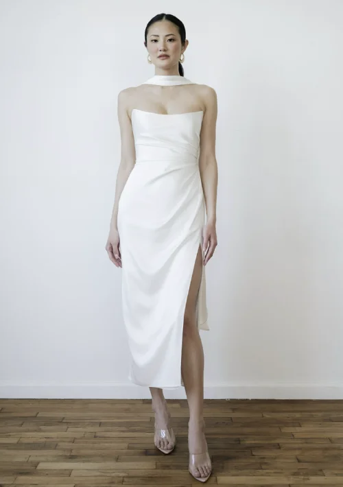 Jenny Yoo Little White Dress Perla